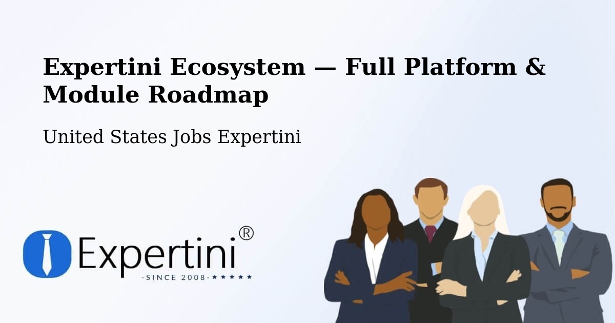 Expertini Ecosystem — Full Platform & Module Roadmap – Bishop